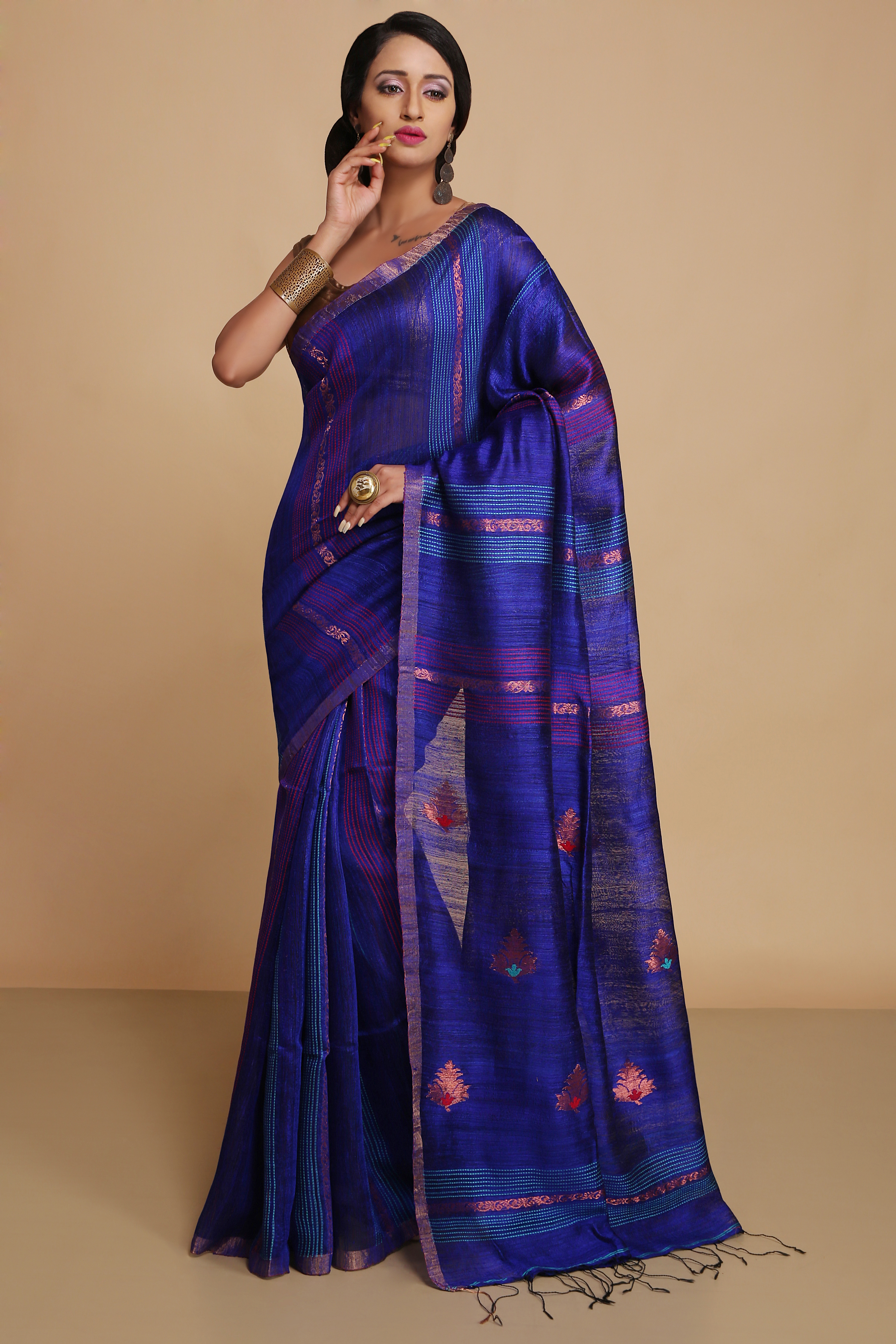 Blue Saree2